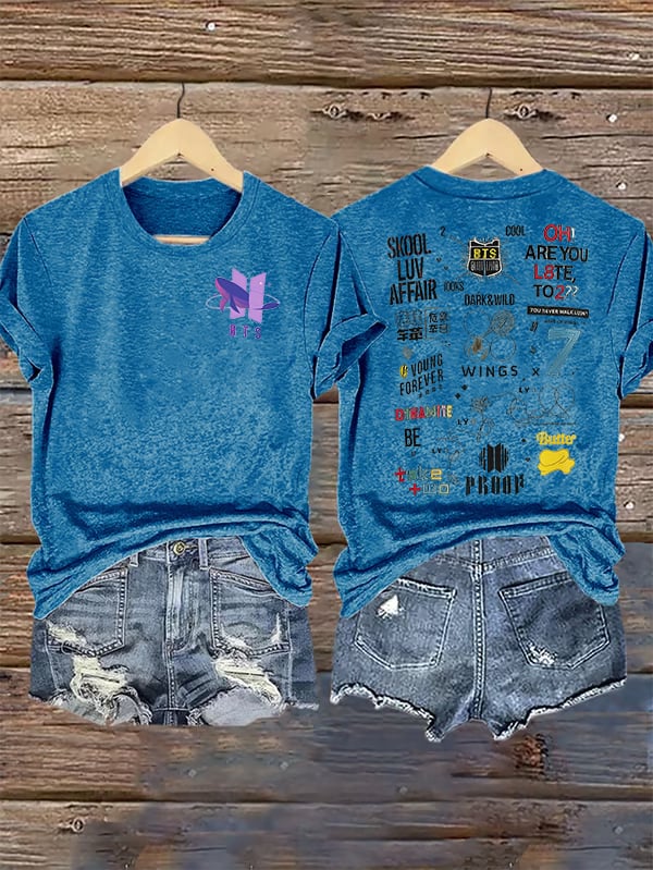 Women's BTS Print T-Shirt