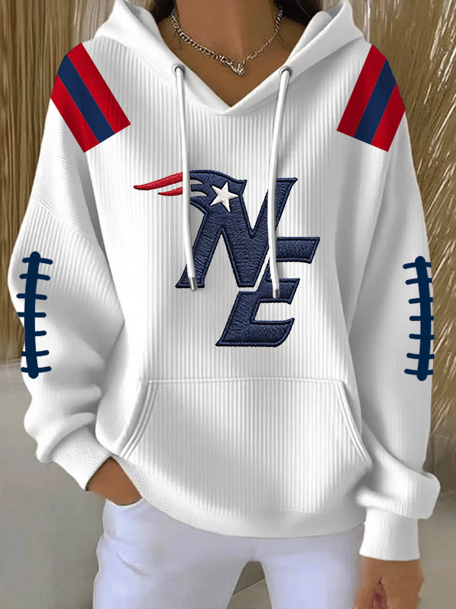 Women's Football Print Casual Sweatshirt