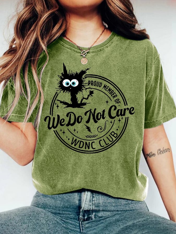 🔥Buy 3 Get 15% Off🔥Retro Funny Proud Member Of WDNC Club Menopause Perimenopause Print T-Shirt