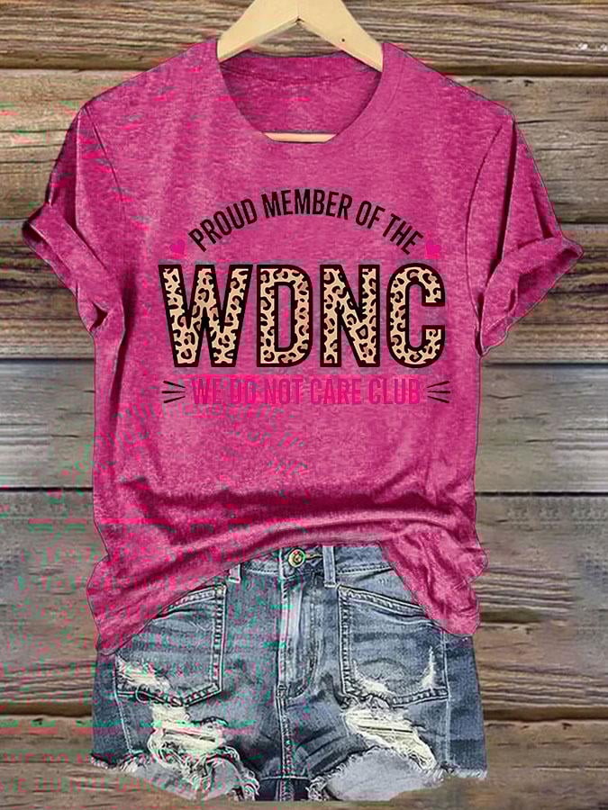 Women's Retro Funny Proud Member Of Club Menopause Perimenopause Print T-Shirt