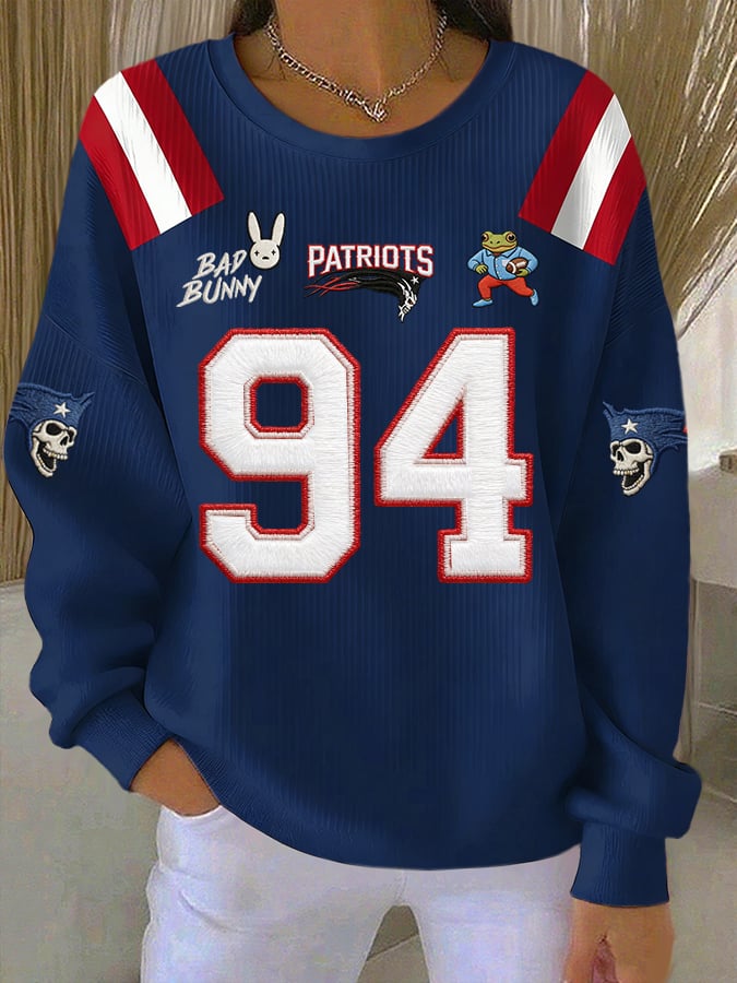 Women's Puerto Rico Print Casual Sweatshirt