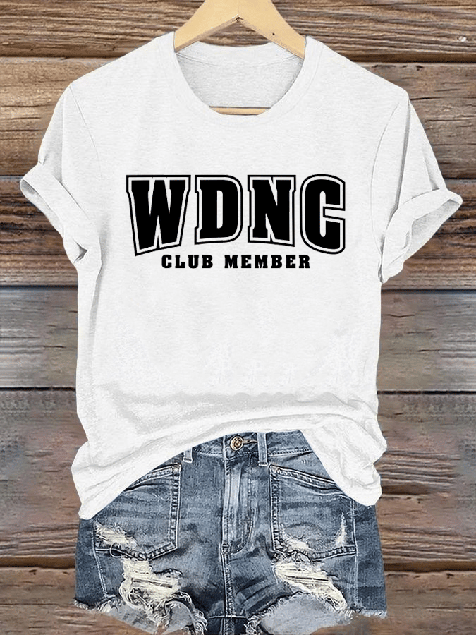 🔥Buy 3 Get 15% Off🔥Women's Retro Funny Proud Member Of Club We Do Not Care Menopause Perimenopause Print T-shirt