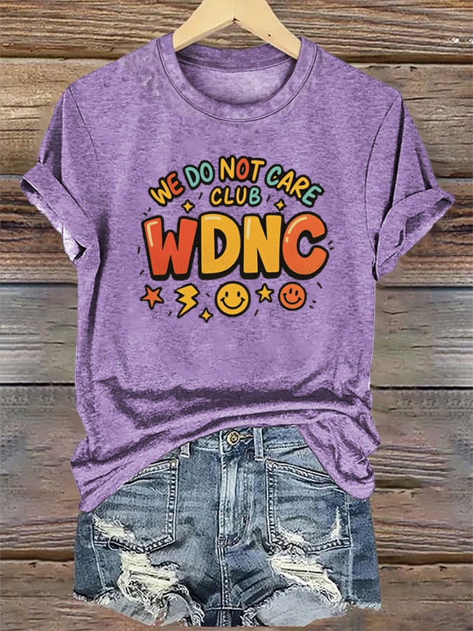 Women's Retro Funny Proud Member Of Club Menopause Perimenopause Print T-Shirt