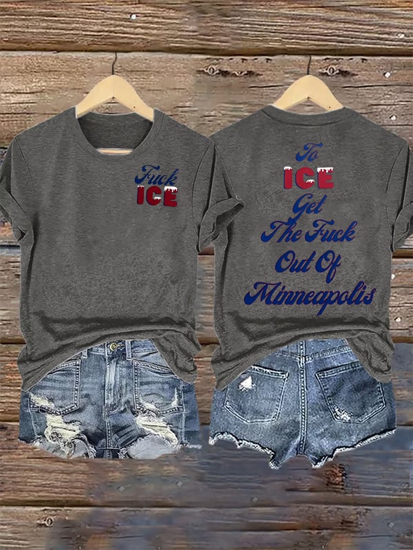 Women's To ICE get the fuck out of Minnesota T-Shirt