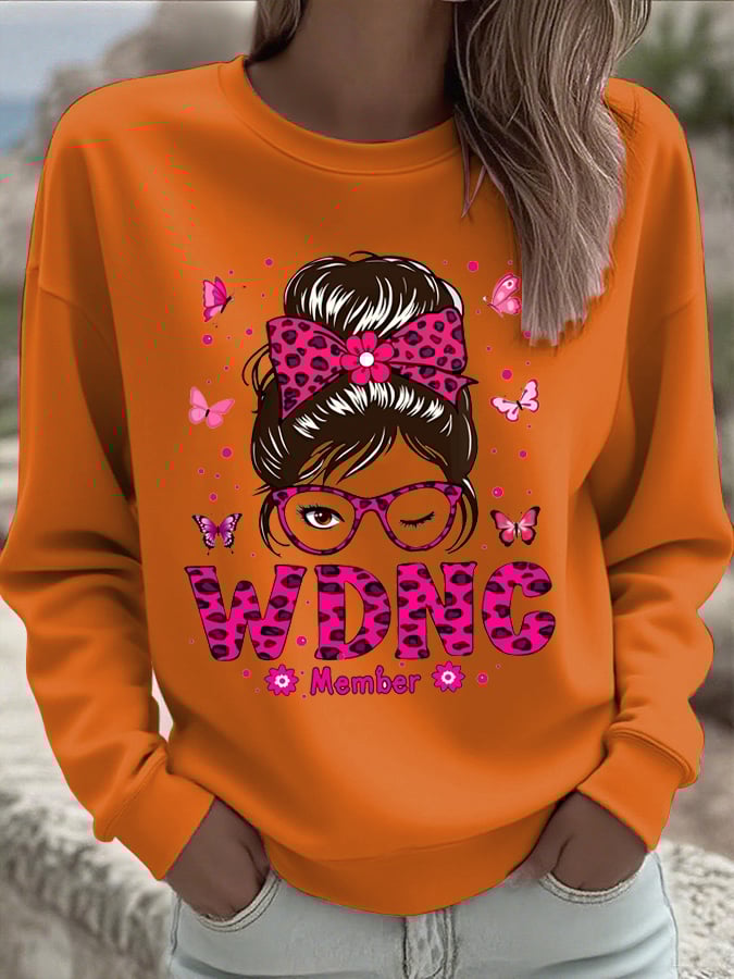 🔥Buy 3 Get 15% Off🔥Women's WDNC Menopause & Perimenopause Printed Sweatshirt