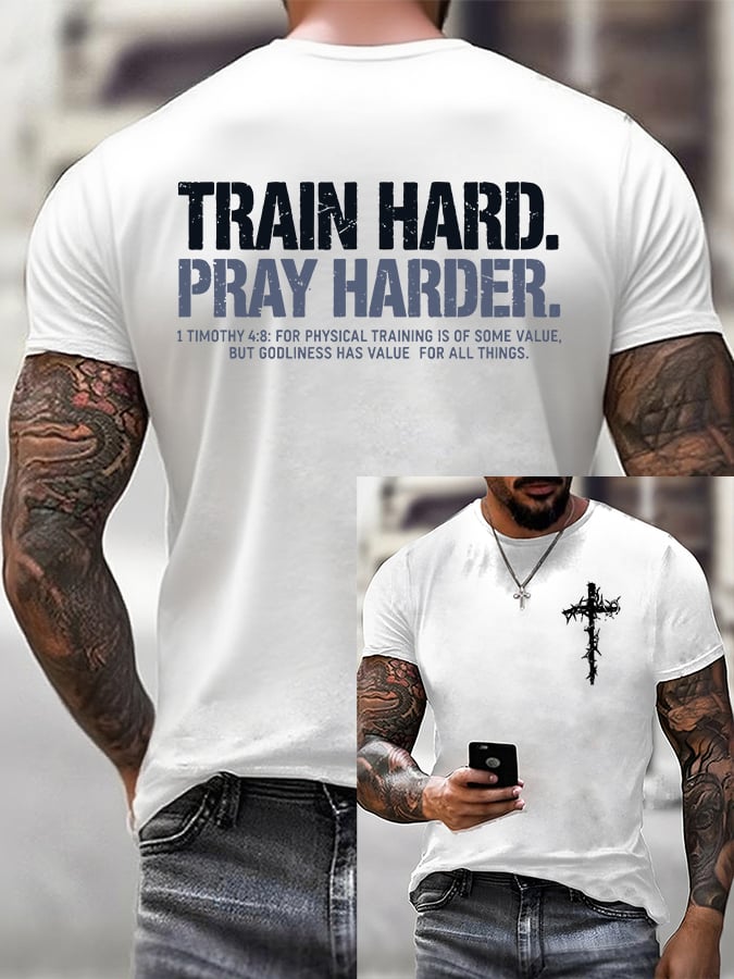 Men'S Casual Faith Short-Sleeved T-Shirt