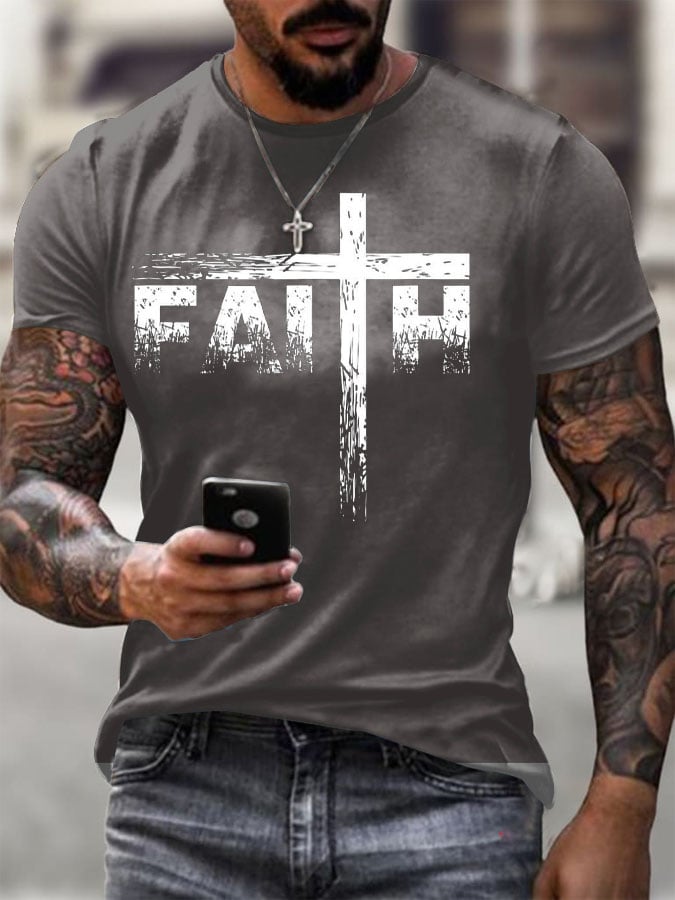 Men's Faith Print T-Shirt