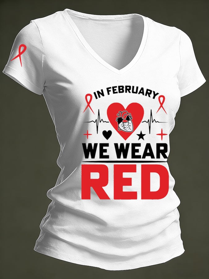 Women's Heart Disease Awareness T-shirt