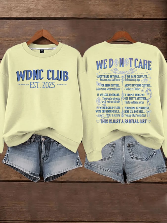 🔥Buy 3 Get 15% Off🔥Women's WDNC Menopause And Perimenopause Print Sweatshirt
