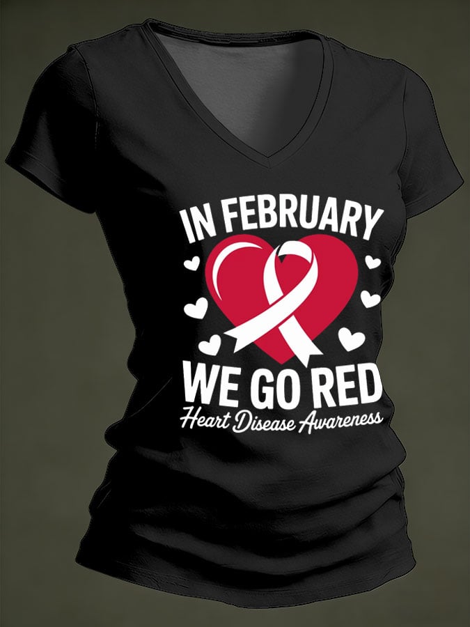 Women's Heart Disease Awareness T-shirt