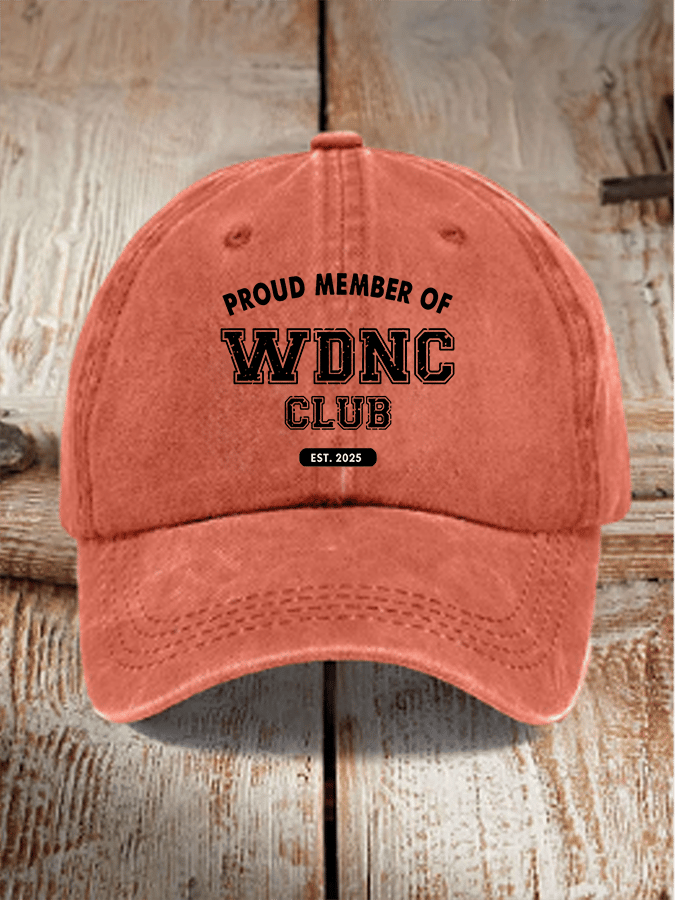 Unisex Retro Funny Proud Member Of Club We Do Not Care Menopause Perimenopause Print Hat