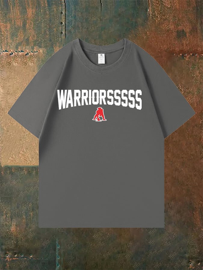Unisex WARRIORSSSSS Print T-shirt