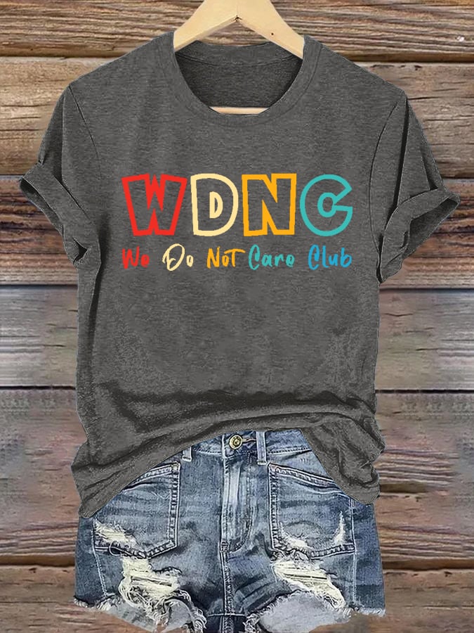 Women's Retro Funny Proud Member Of Club Menopause Perimenopause Print T-Shirt