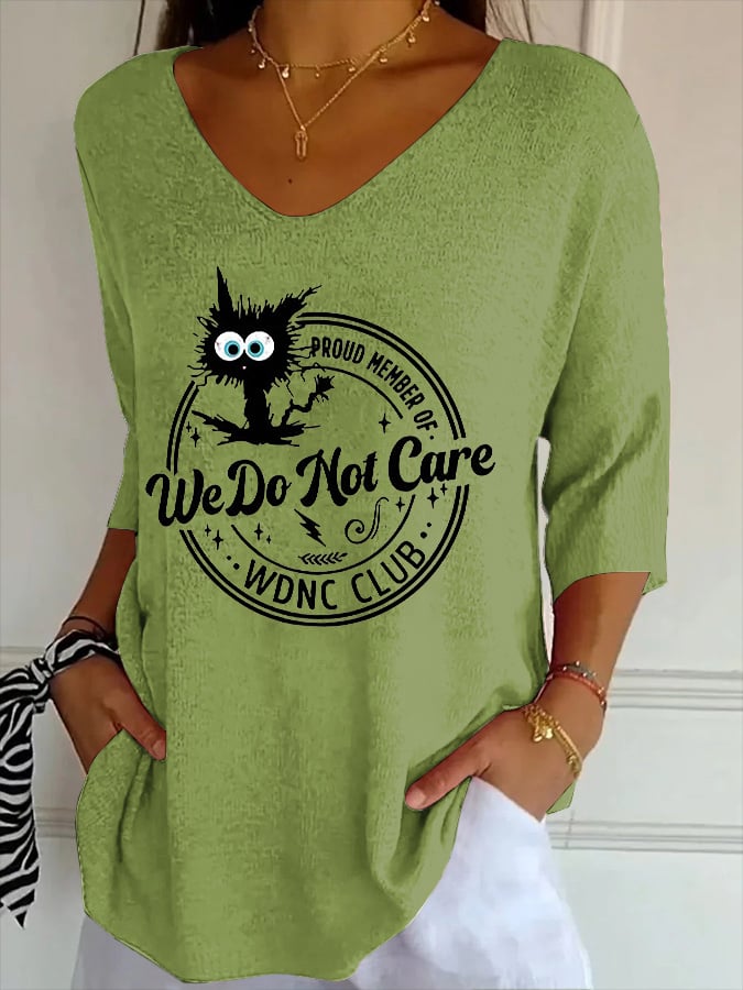 Retro Funny Proud Member Of WDNC Club Menopause Perimenopause Printed T-Shirt