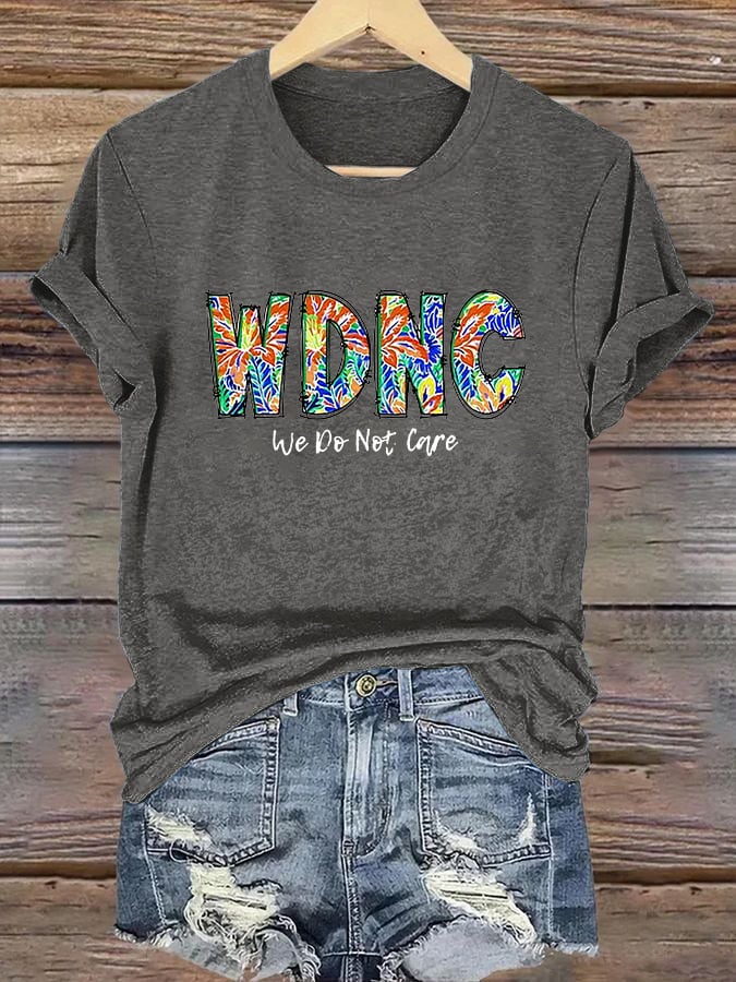 🔥Buy 3 Get 15% Off🔥Retro Funny WDNC Menopause Perimenopause Print T-Shirt