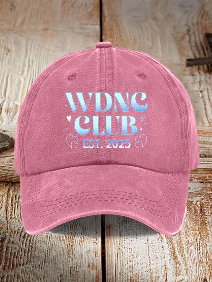 🔥Buy 3 Get 15% Off🔥Retro WDNC Club Est. 2025 Print Baseball Cap