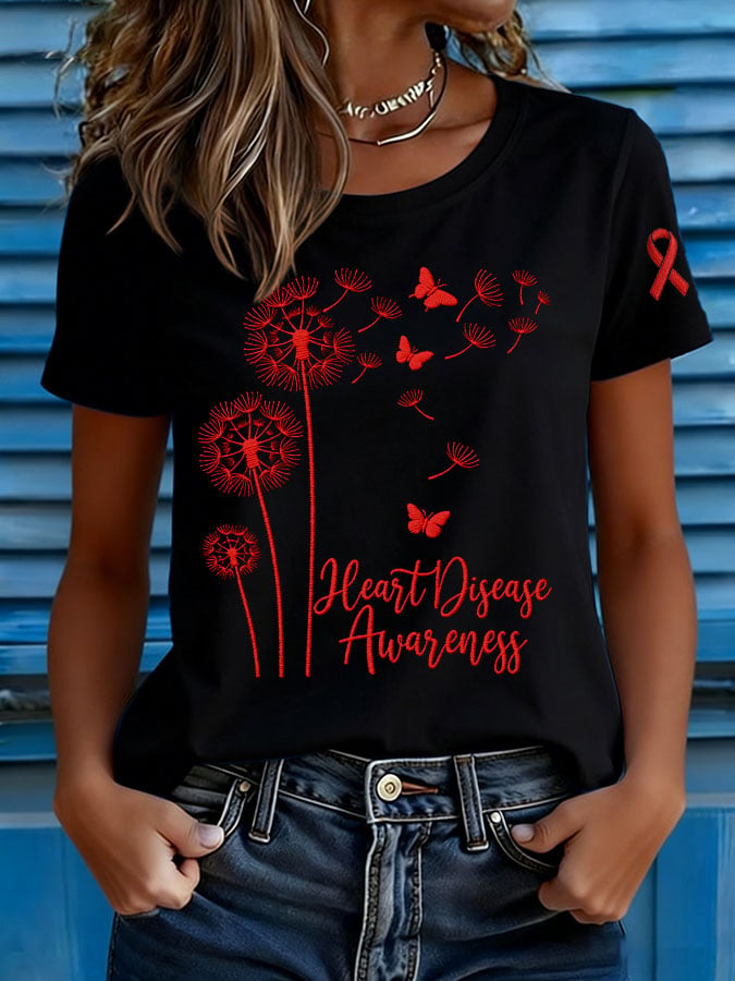 Women's Heart Disease Awareness T-shirt