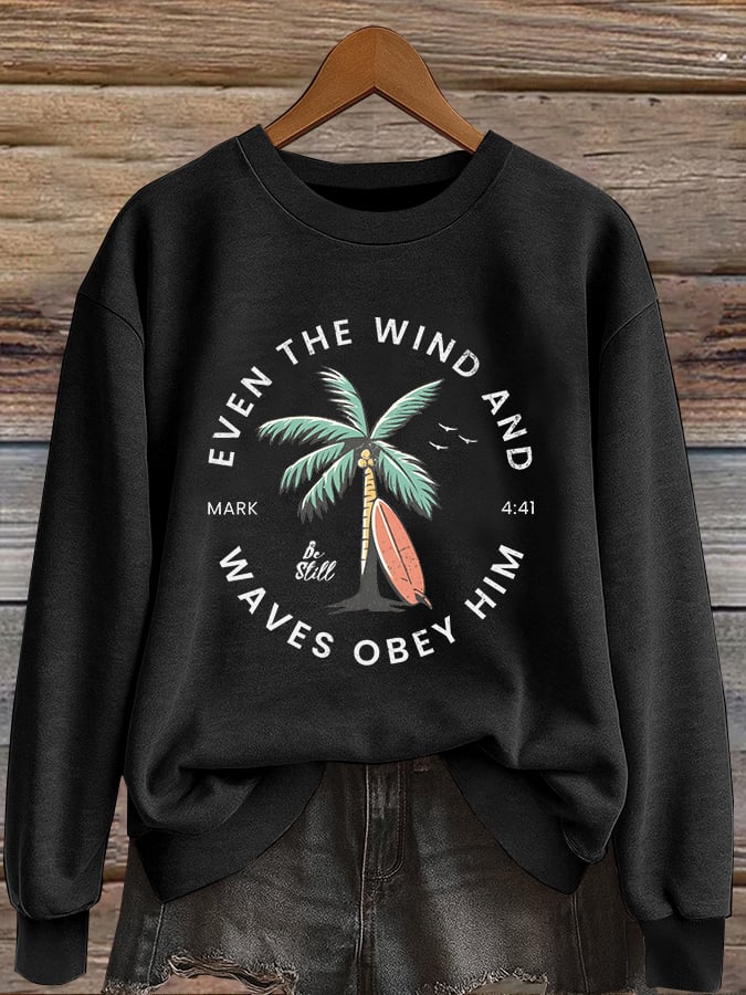 Women'S Casual Faith Sweatshirt