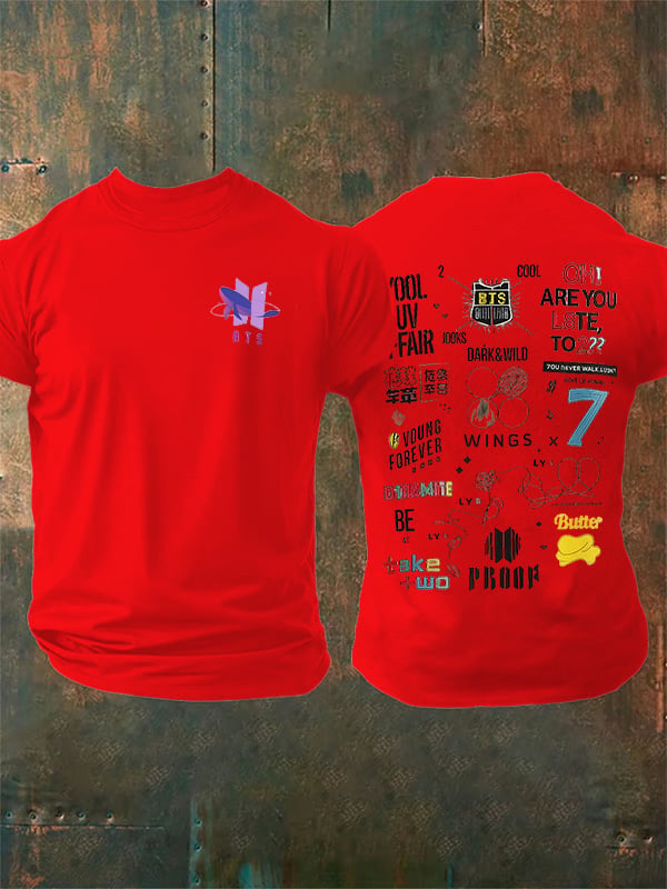 Men's BTS Print T-Shirt