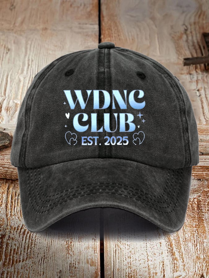 🔥Buy 3 Get 15% Off🔥Retro WDNC Club Est. 2025 Print Baseball Cap