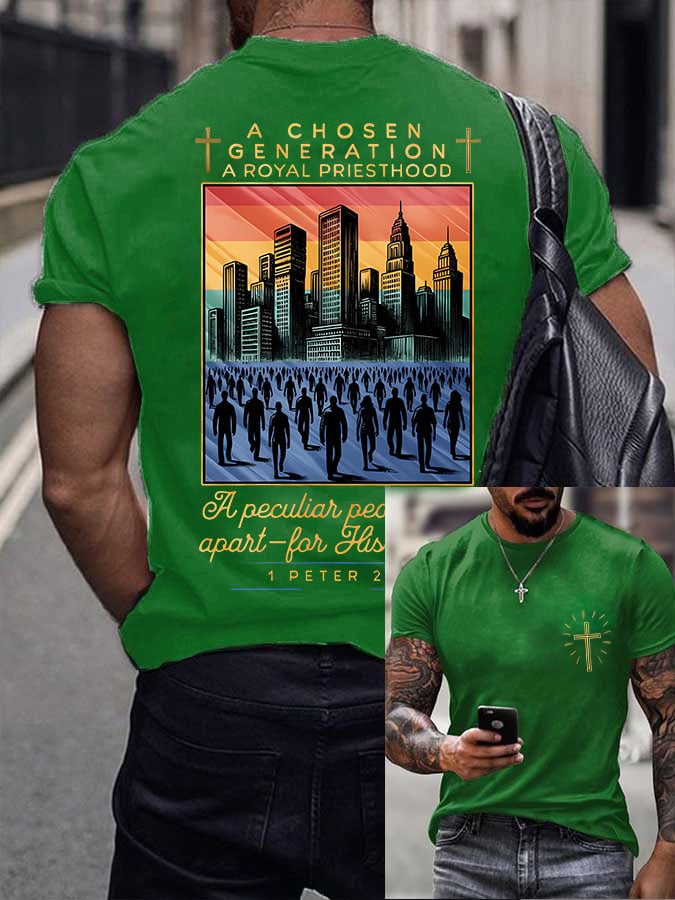 Men's A Chosen Generation A Royal Priesthood Printed Shirt