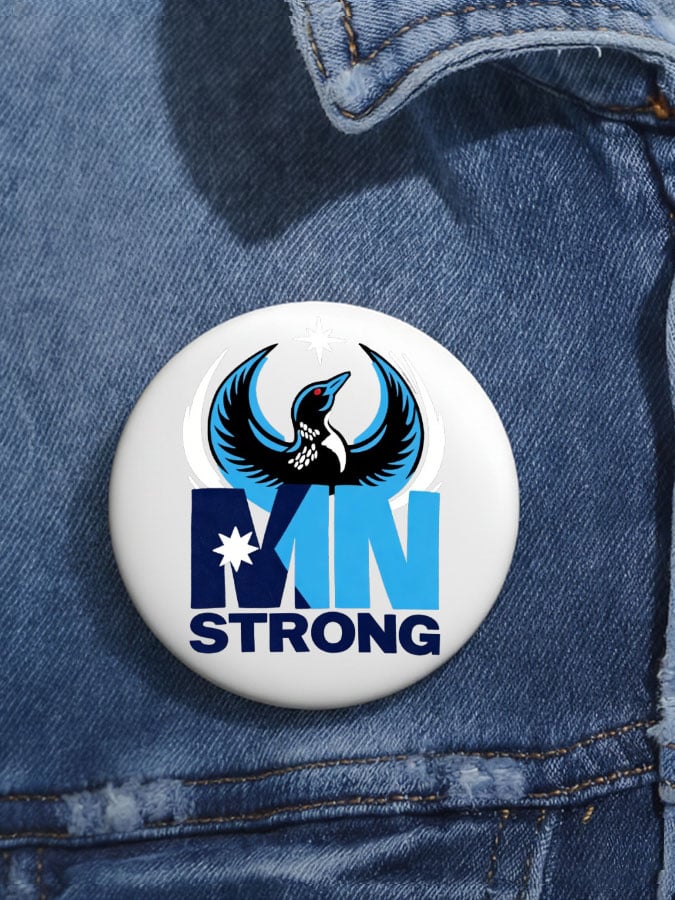 Minnesota Strong Button