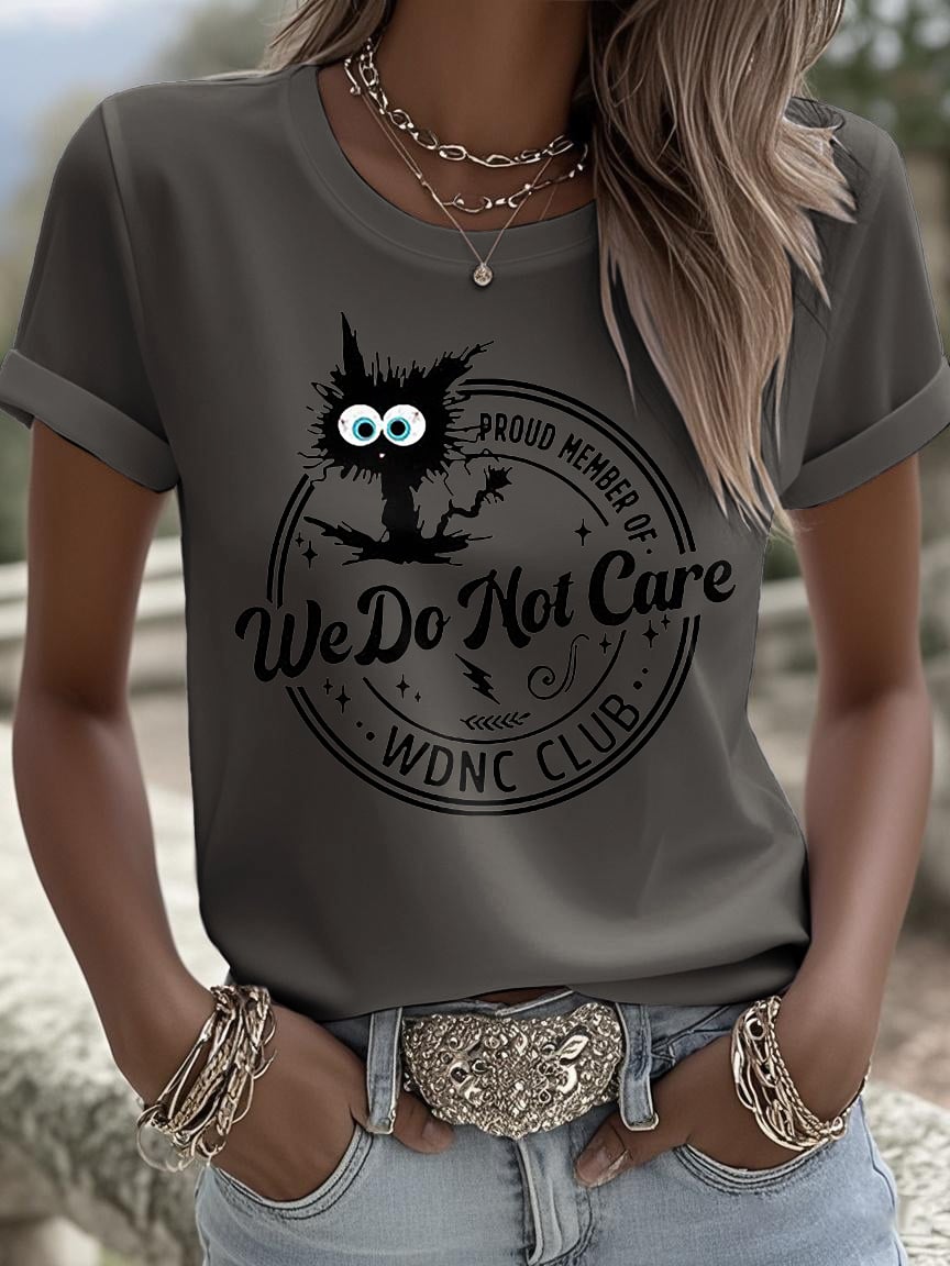🔥Buy 3 Get 15% Off🔥Retro Funny Proud Member Of WDNC Club Menopause Perimenopause Print T-Shirt