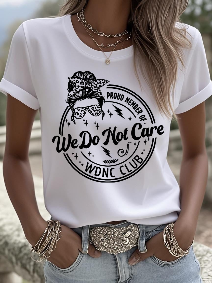 🔥Buy 3 Get 15% Off🔥Retro Funny Proud Member Of WDNC Club Menopause Perimenopause Print T-Shirt