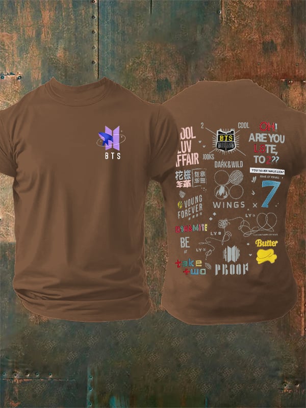 Men's BTS Print T-Shirt