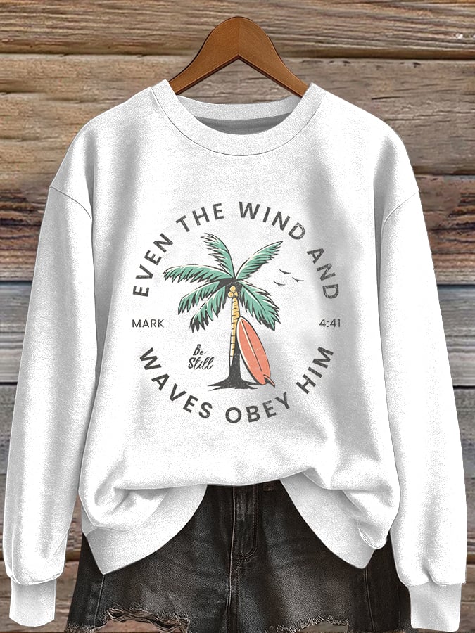 Women'S Casual Faith Sweatshirt