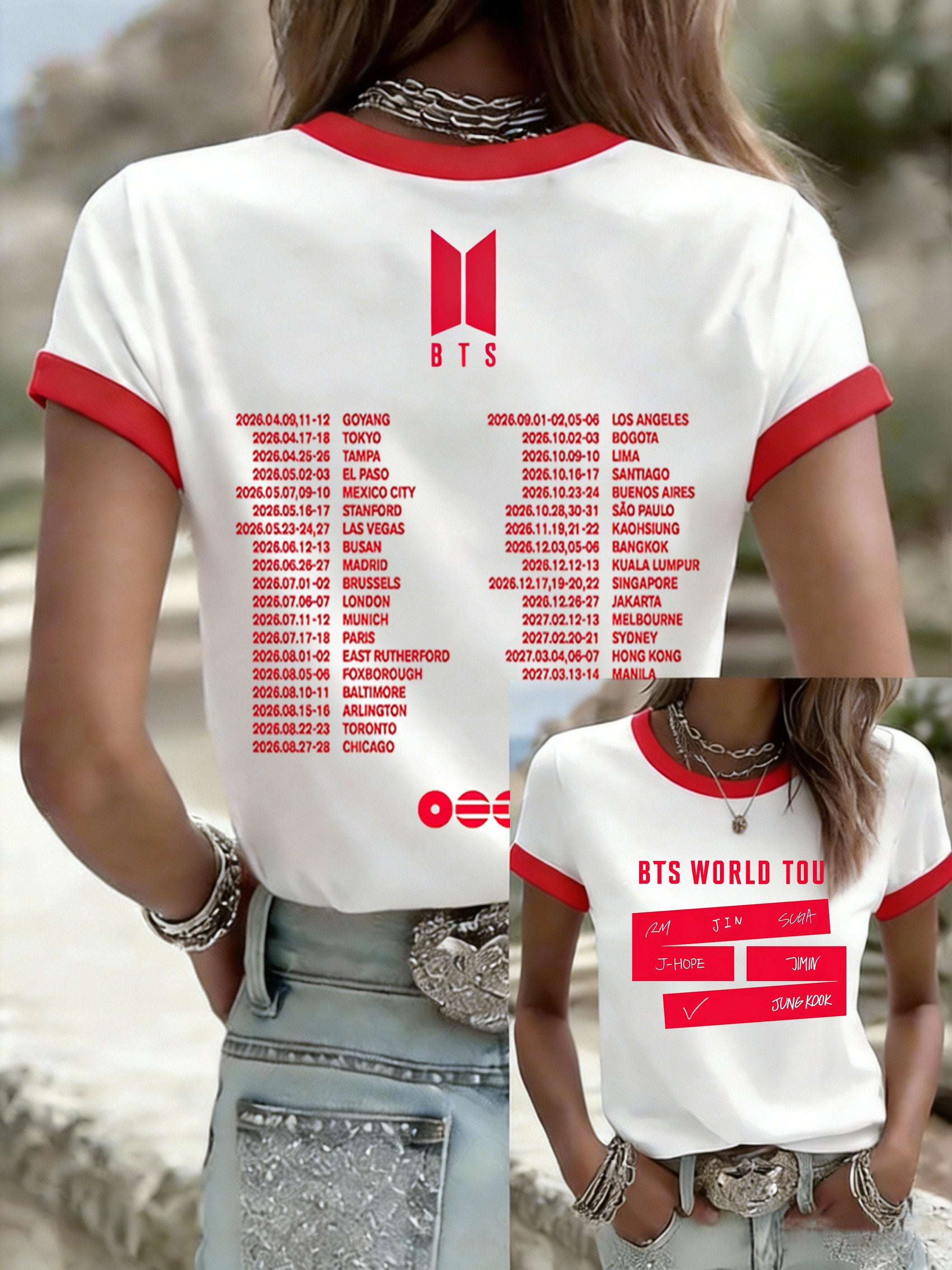 Women's 2026 Music Tour Short-Sleeve T-Shirt