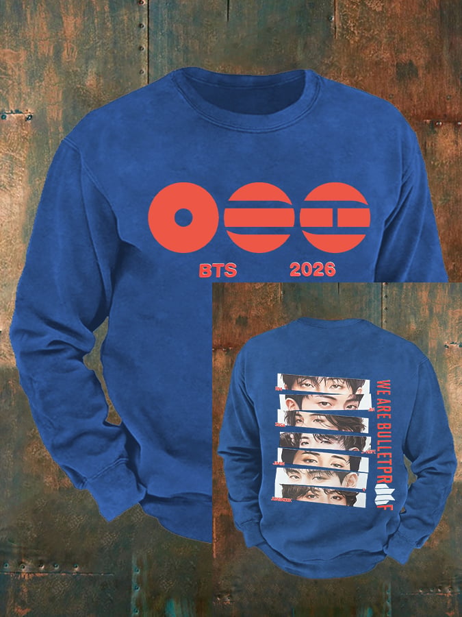 Men's K-pop Print Sweatshirt