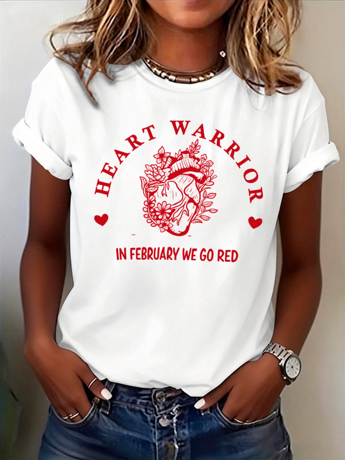 Women's Heart Disease Awareness T-shirt