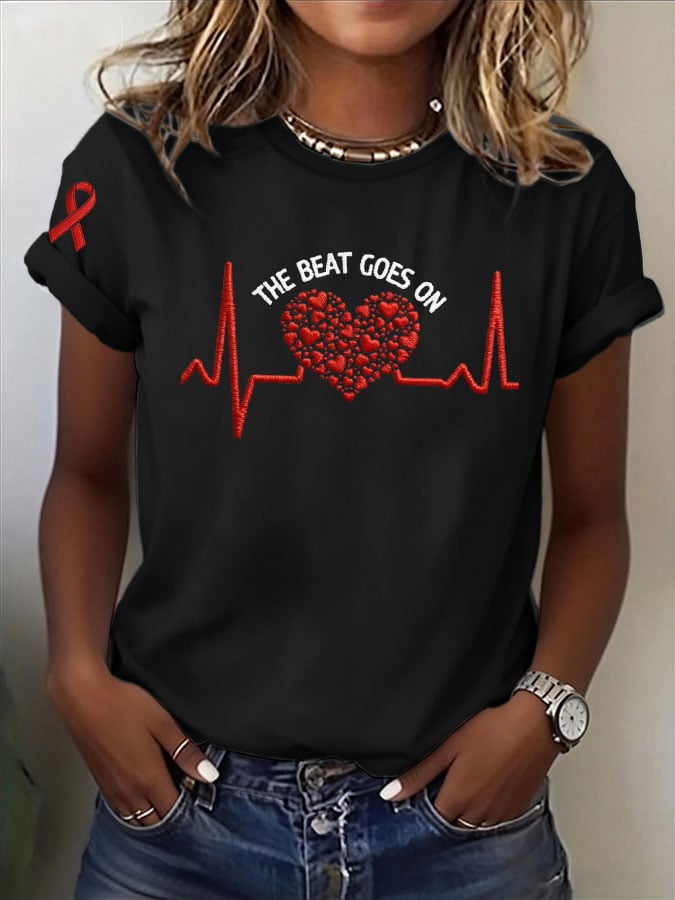 Women's Heart Disease Awareness T-shirt