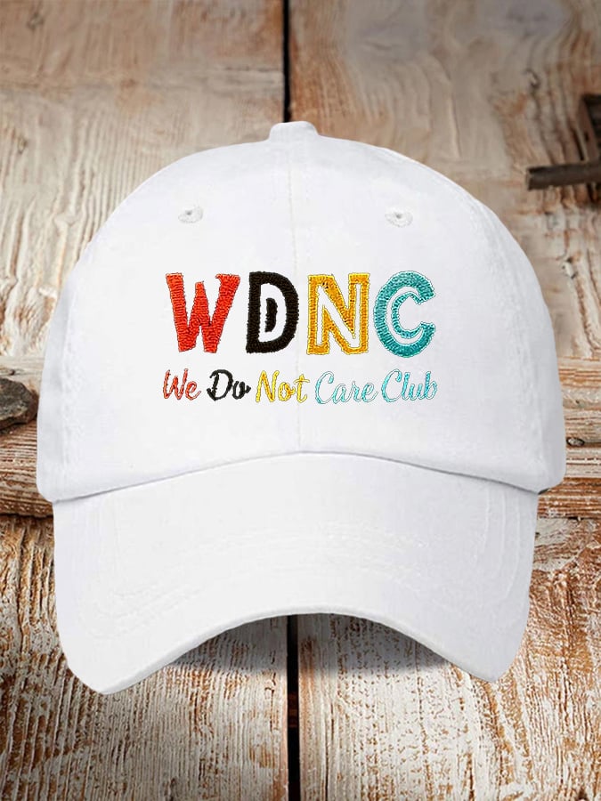 🔥Buy 3 Get 15% Off🔥Unisex Retro Funny WDNC We Do Not Care Club Menopause Perimenopause Print Baseball Cap