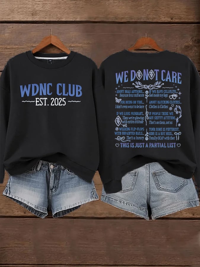 🔥Buy 3 Get 15% Off🔥Women's WDNC Menopause And Perimenopause Print Sweatshirt