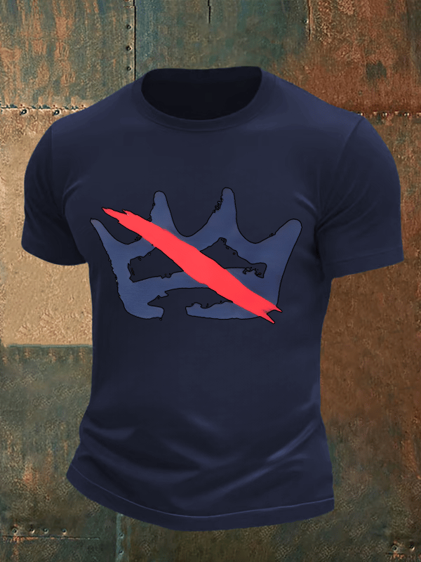 🔥Buy 3 Get 15% Off🔥Men's America has no kings print T-Shirt