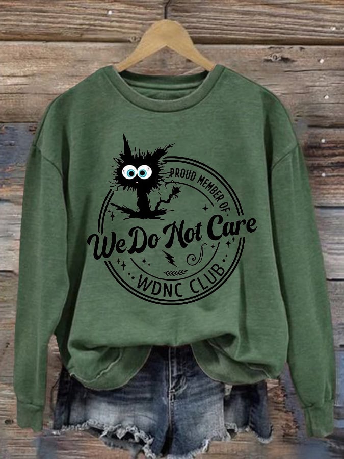 🔥Buy 3 Get 15% Off🔥Retro Funny Proud Member Of WDNC Club Menopause Perimenopause Print Sweatshirt