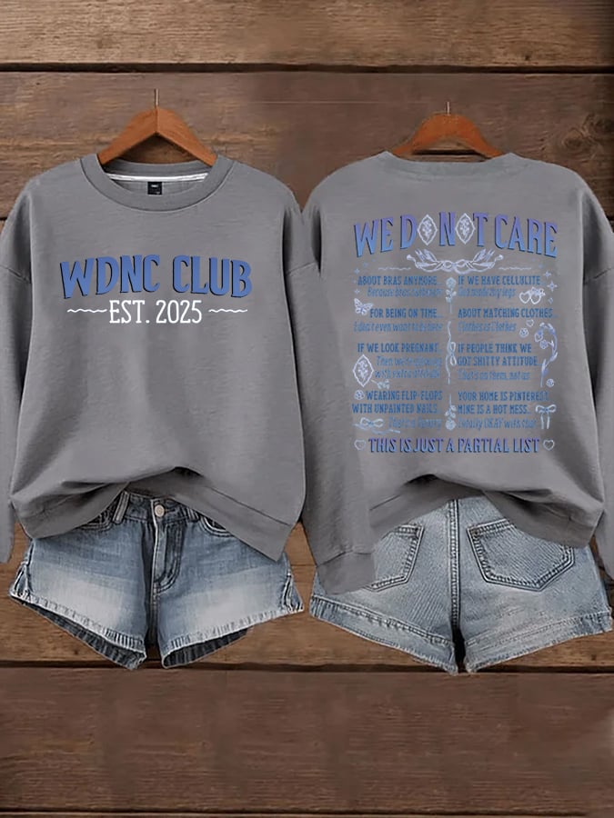 🔥Buy 3 Get 15% Off🔥Women's WDNC Menopause And Perimenopause Print Sweatshirt