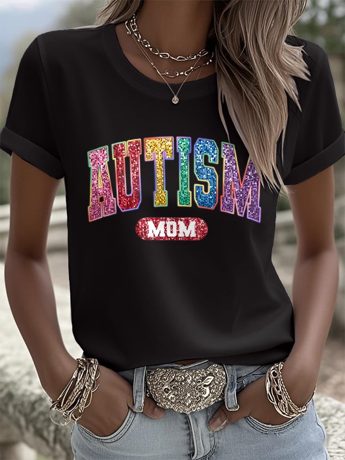 Women's Autism Strong Short-Sleeve T-Shirt