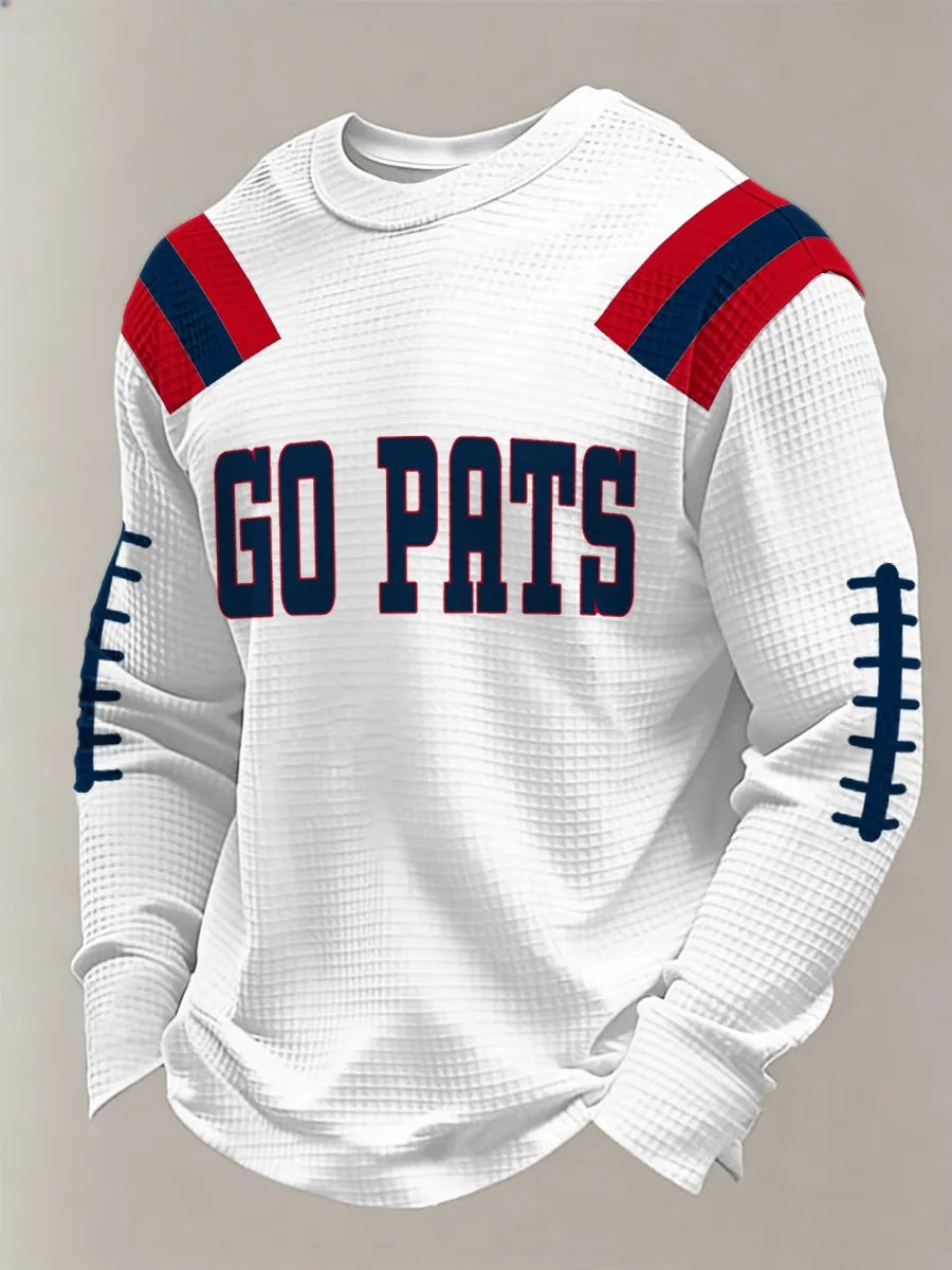 Men's Football Printed Casual Top