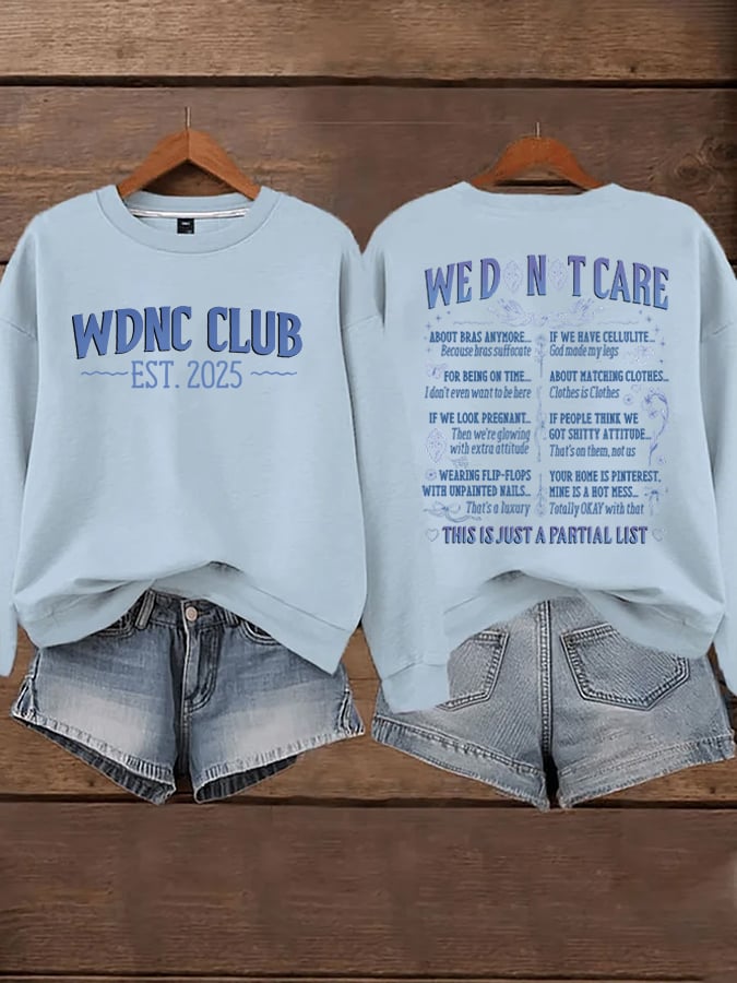 🔥Buy 3 Get 15% Off🔥Women's  WDNC Menopause And Perimenopause Print Sweatshirt