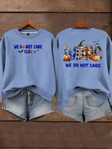 🔥Buy 3 Get 15% Off🔥Women's Halloween WDNC Menopause And Perimenopause Print Sweatshirt