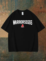 Unisex    WARRIORSSSSS  Print  T-shirt