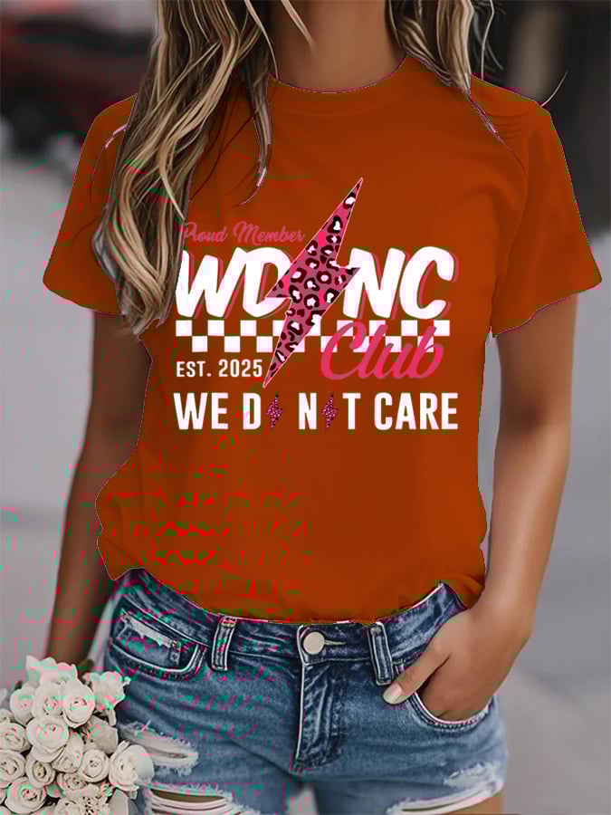 🔥Buy 3 Get 15% Off🔥Women's WDNC Menopause and Perimenopause Print T-Shirt