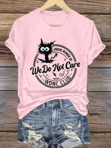 🔥Buy 3 Get 15% Off🔥Retro Funny Proud Member Of WDNC Club We Do Not Care Menopause Perimenopause Print T-Shirt