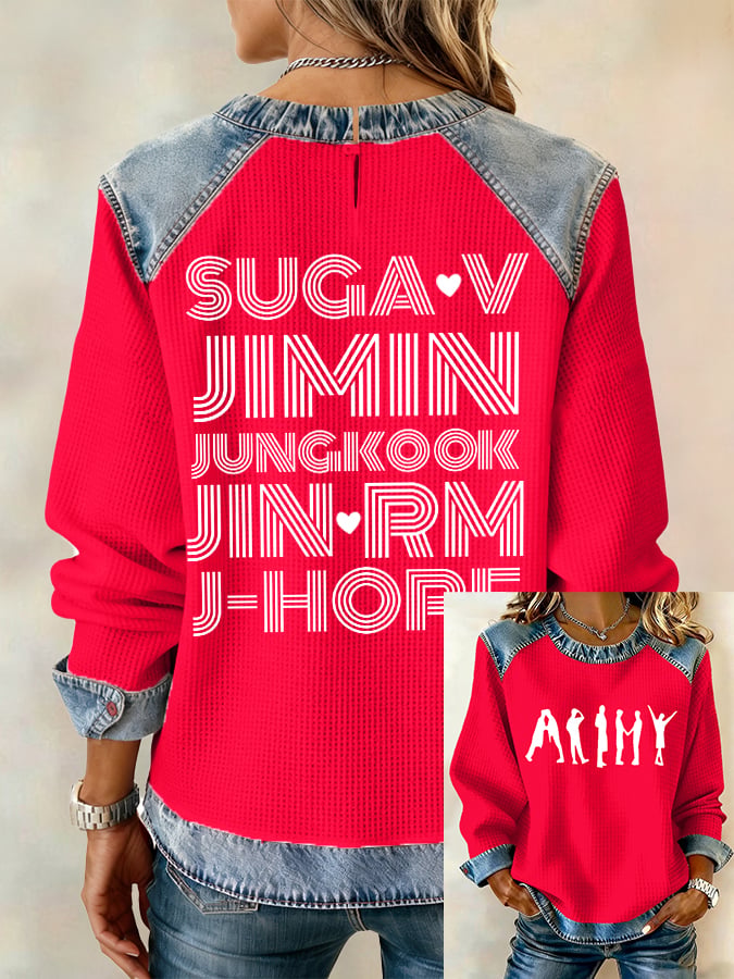 Women's Leisure  Print Sweatshirt