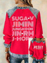Women's Leisure  Print Sweatshirt