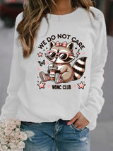 🔥Buy 3 Get 15% Off🔥Women's  Cute little raccoon for Women's WDNC Menopause & Perimenopause Printed   Sweatshirt