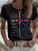 Women's Let Me Tell You About My Jesus T-shirt